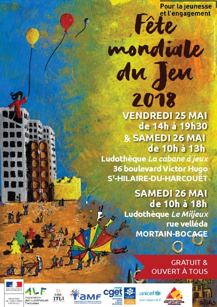 2018 fête du jeu Mortain et saint Hilaire